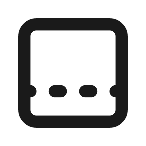 Layout bottombar inactive icon, line style, from Tabler Icons