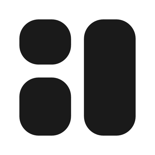 Layout filled icon, filled style, from Tabler Icons