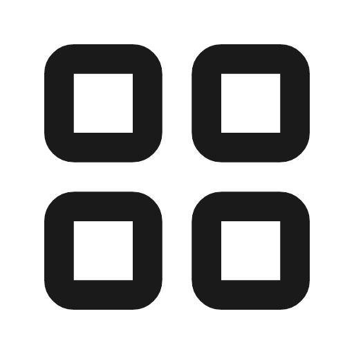 Layout grid icon, line style, from Tabler Icons