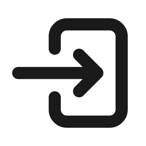 Login 2 icon, line style, from Tabler Icons