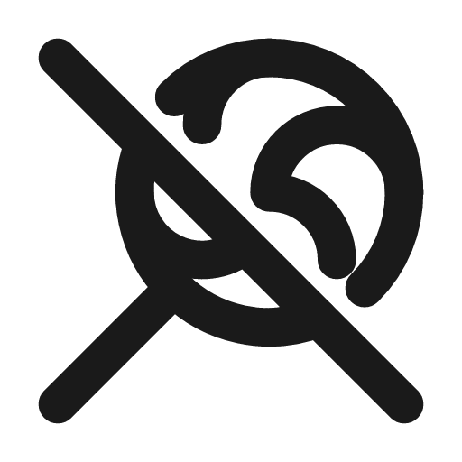 Lollipop off icon, line style, from Tabler Icons