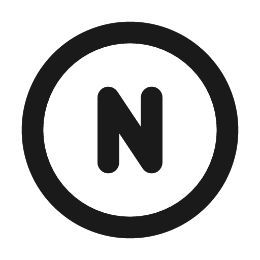 Map north icon, line style, from Tabler Icons