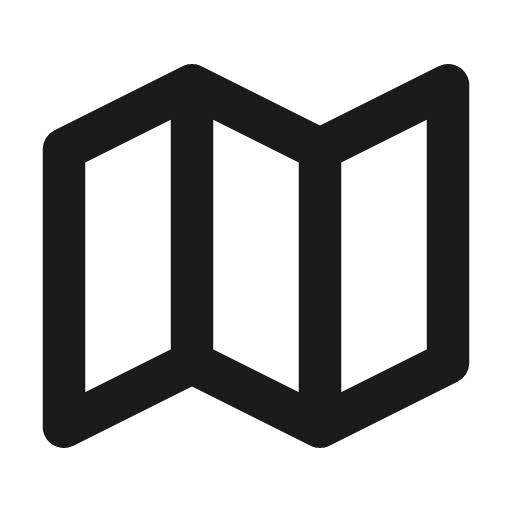 Map icon, line style, from Tabler Icons