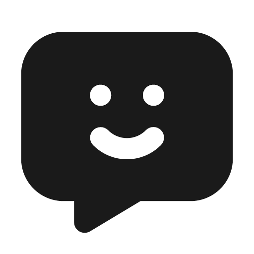 Message chatbot filled icon, filled style, from Tabler Icons
