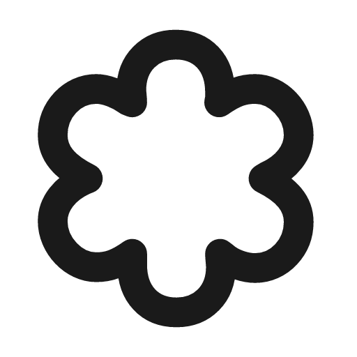 Michelin star icon, line style, from Tabler Icons