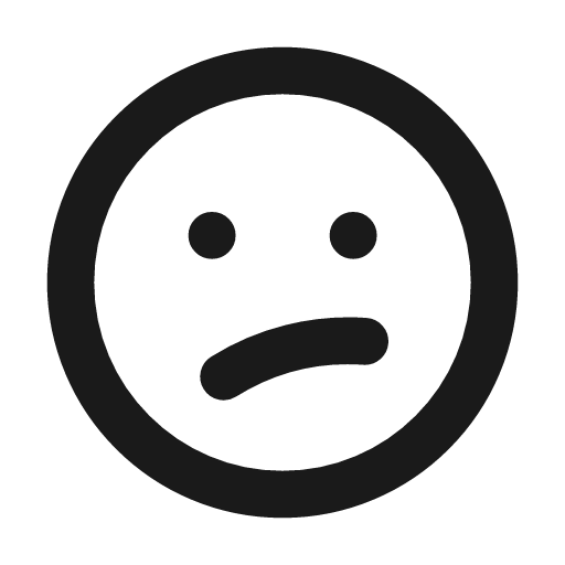 Mood confused icon, line style, from Tabler Icons