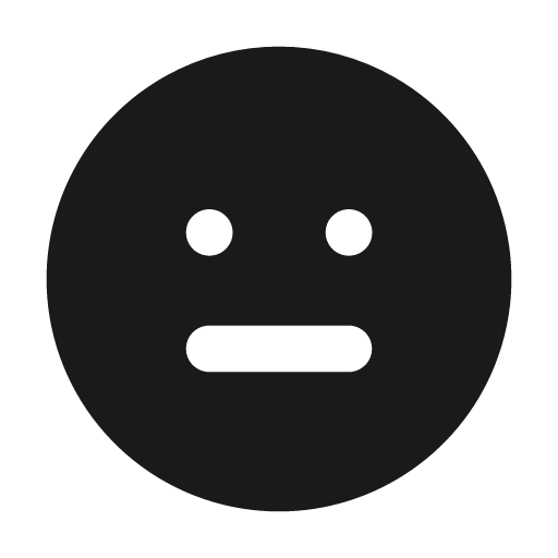 Mood empty filled icon, filled style, from Tabler Icons