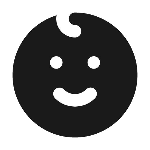 Mood kid filled icon, filled style, from Tabler Icons
