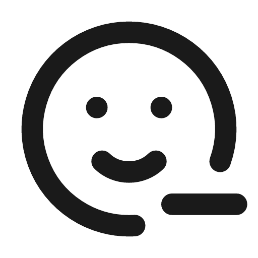 Mood minus icon, line style, from Tabler Icons