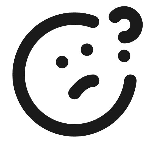 Mood puzzled icon, line style, from Tabler Icons