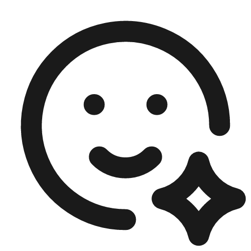Mood spark icon, line style, from Tabler Icons