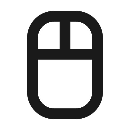 Mouse 2 icon, line style, from Tabler Icons