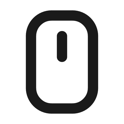 Mouse icon, line style, from Tabler Icons