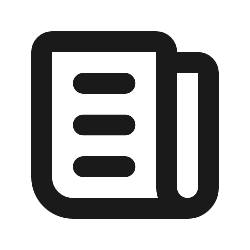 News icon, line style, from Tabler Icons