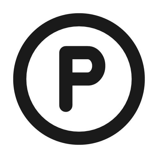 Parking circle icon, line style, from Tabler Icons