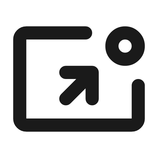 Pin invoke icon, line style, from Tabler Icons