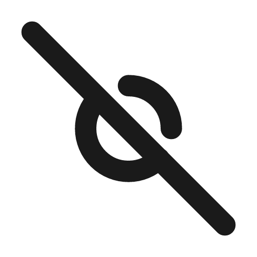 Point off icon, line style, from Tabler Icons