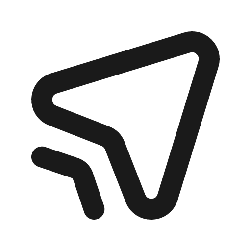 Pointer collaboration 2 icon, line style, from Tabler Icons
