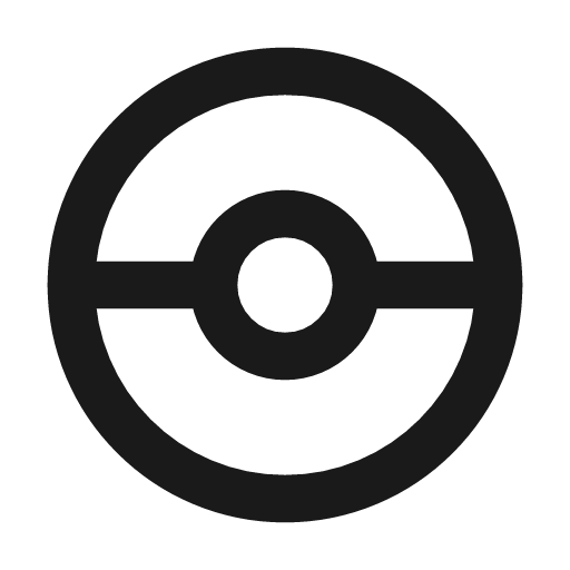 Pokeball icon, line style, from Tabler Icons