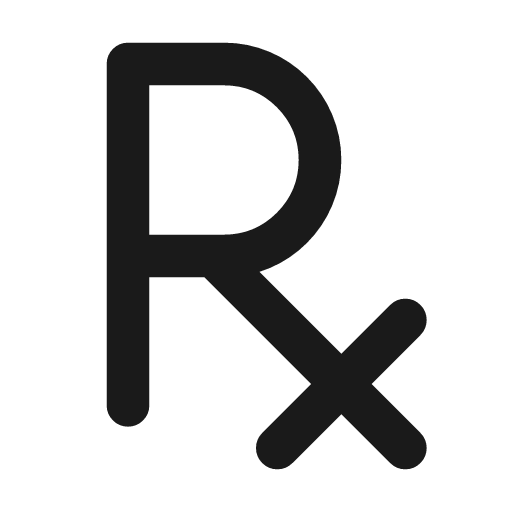 Prescription icon, line style, from Tabler Icons