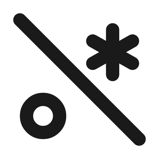 Regex off icon, line style, from Tabler Icons