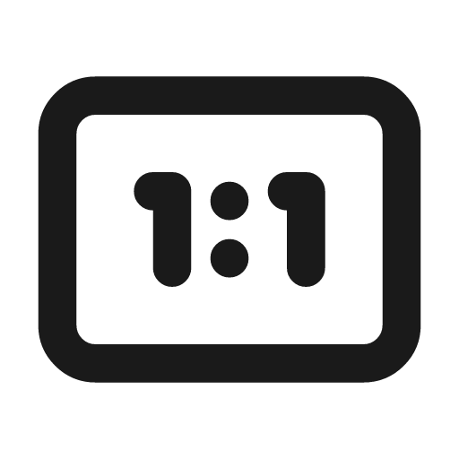 Relation one to one icon, line style, from Tabler Icons