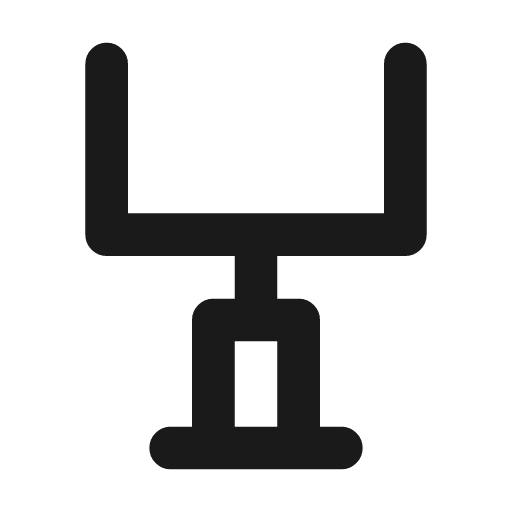 Rugby icon, line style, from Tabler Icons