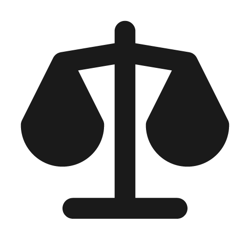 Scale filled icon, filled style, from Tabler Icons