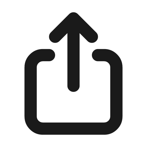 Share 2 icon, line style, from Tabler Icons