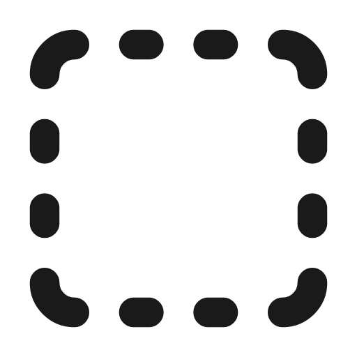 Square dashed icon, line style, from Tabler Icons