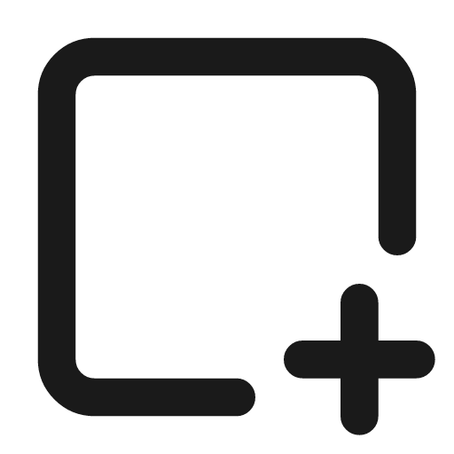 Square plus 2 icon, line style, from Tabler Icons