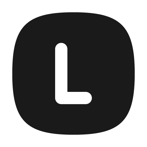 Square rounded letter l filled icon, filled style, from Tabler Icons