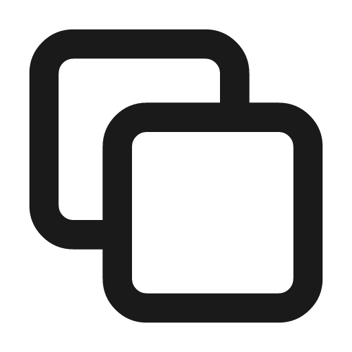 Squares icon, line style, from Tabler Icons
