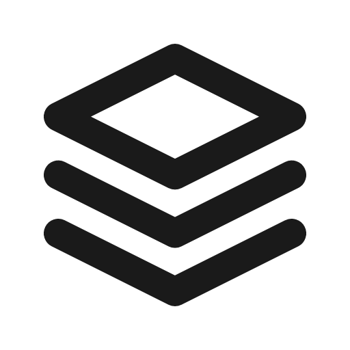Stack 2 icon, line style, from Tabler Icons