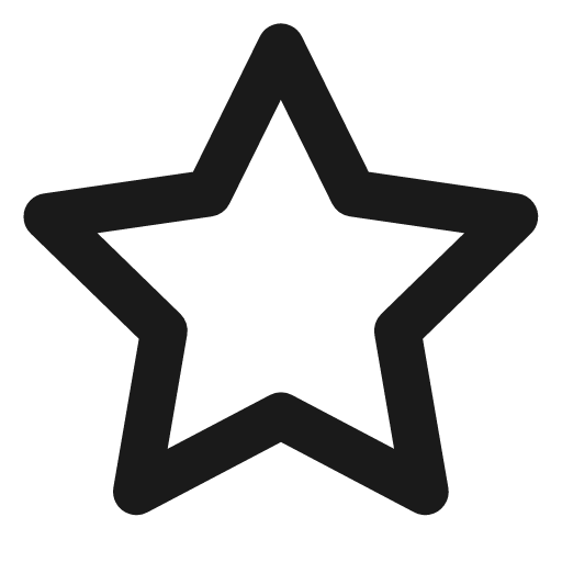 Star icon, line style, from Tabler Icons