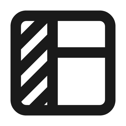Table column icon, line style, from Tabler Icons