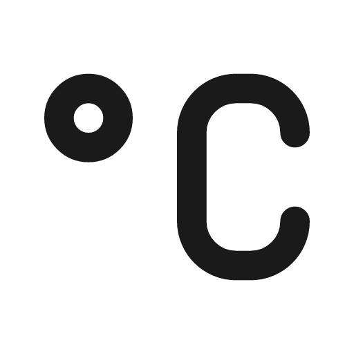 Temperature celsius icon, line style, from Tabler Icons