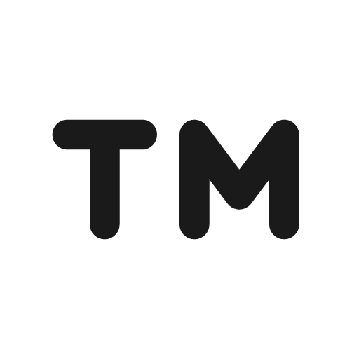 Trademark icon, line style, from Tabler Icons
