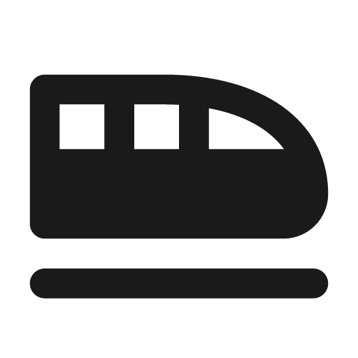 Train filled icon, filled style, from Tabler Icons