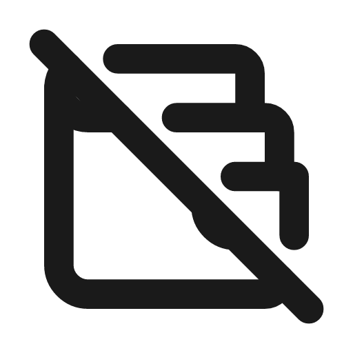 Wallet off icon, line style, from Tabler Icons