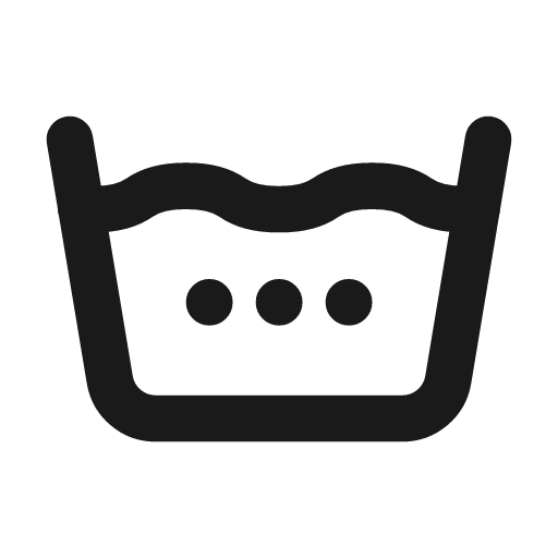 Wash temperature 3 icon, line style, from Tabler Icons