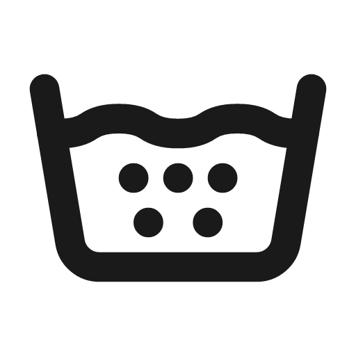 Wash temperature 5 icon, line style, from Tabler Icons
