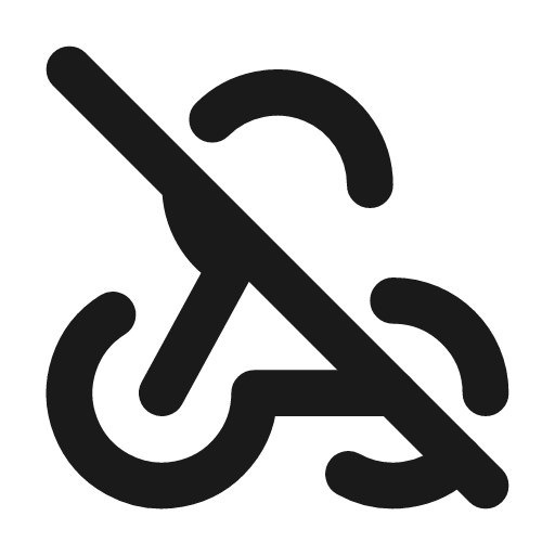 Webhook off icon, line style, from Tabler Icons