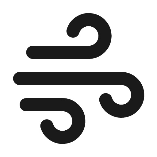Wind icon, line style, from Tabler Icons