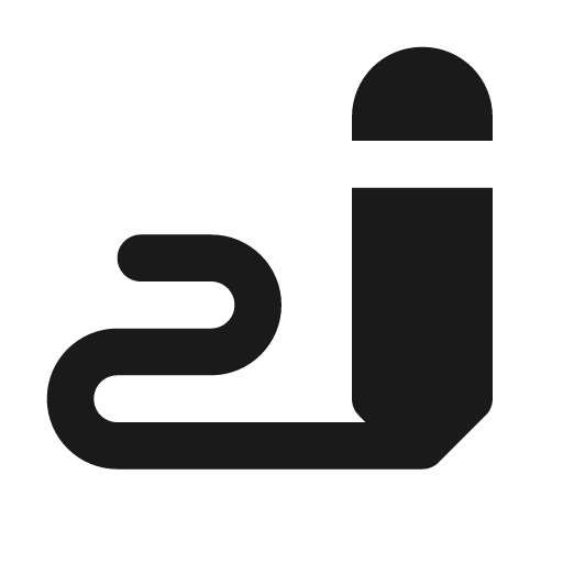 Writing filled icon, filled style, from Tabler Icons