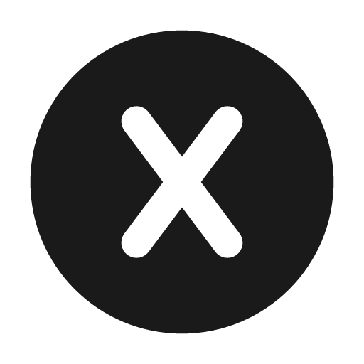 Xbox x filled icon, filled style, from Tabler Icons