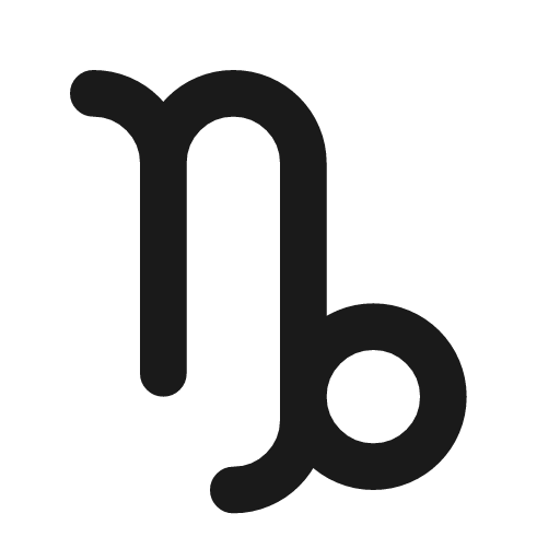 Zodiac capricorn icon, line style, from Tabler Icons