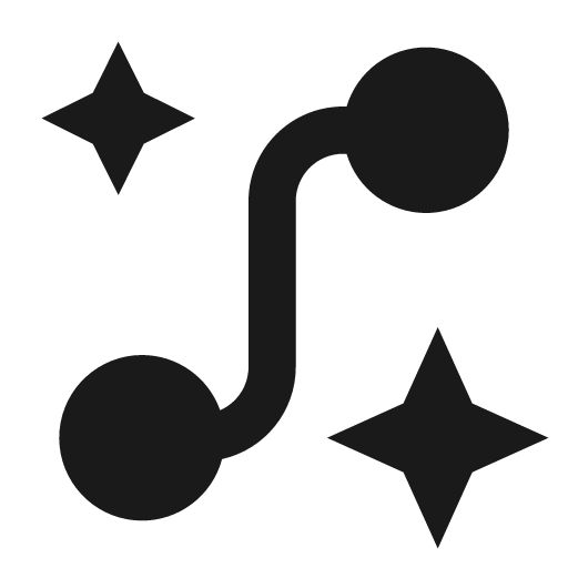 Ai git branch filled icon, filled style, from TDesign Icons