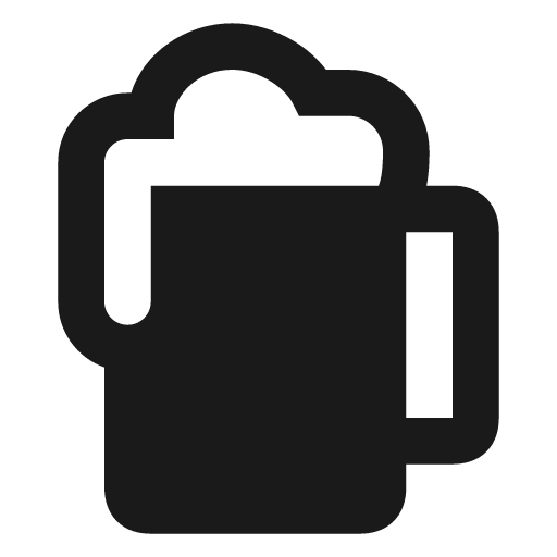 Beer filled icon, filled style, from TDesign Icons