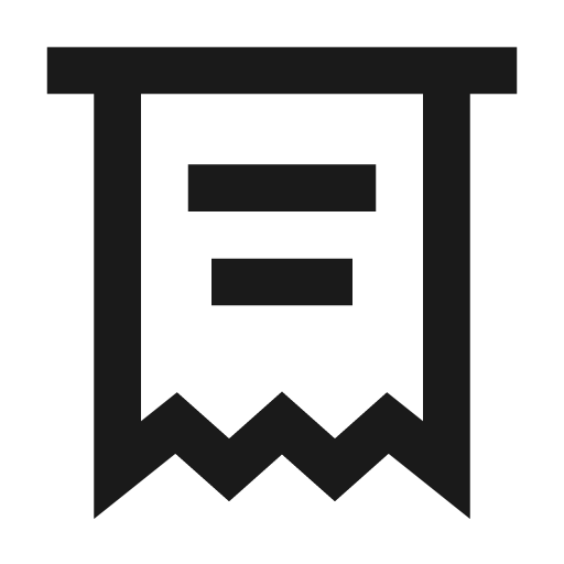 Bill icon, line style, from TDesign Icons